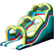 big inflatable slide